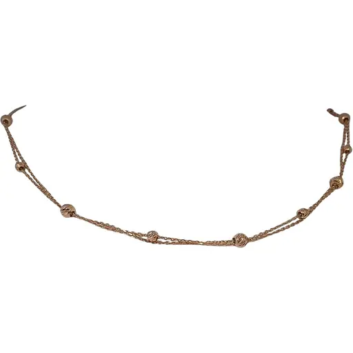 Золоте кольє Favoritum з алмазною гранню. 810071