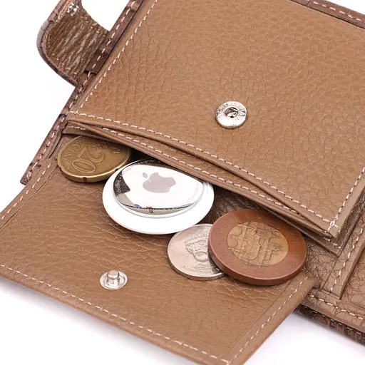 Місткий чоловічий гаманець із натуральної шкіри KARYA 12.7х9х2 см acs0029591 - фото 8