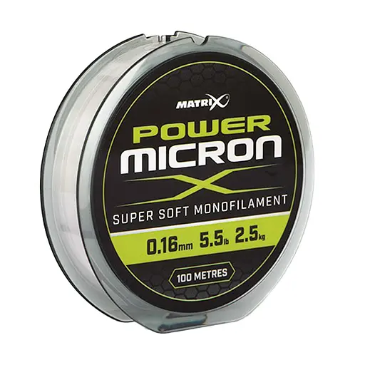 Леска Matrix Power Micron X 100 м 0.16 мм 5.5 lb/2.5 кг