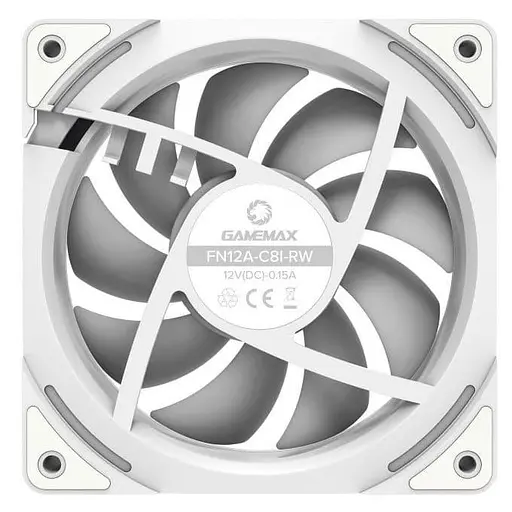 Вентилятор GameMax 120mm*3 KIT ARGB fan (функция ре версу) KF300R WH (KF300R WH) - фото 4