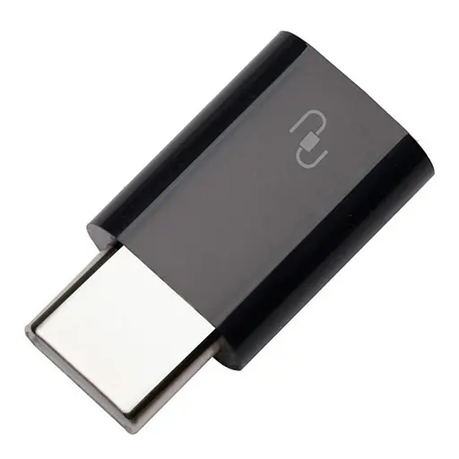 Адаптер переходник Xiaomi USB Type-C to Micro USB Adapter Black (SJV4065TY) - фото 2