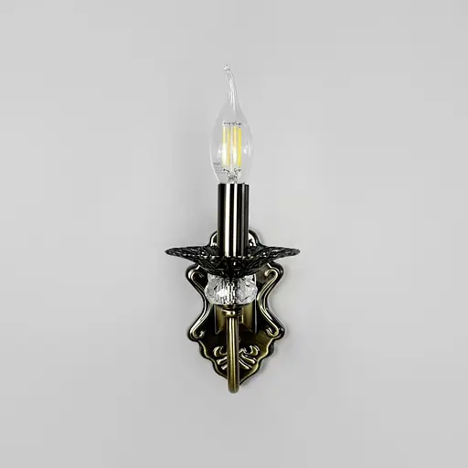 Бра-свеча Line F в бронзовом корпусе 20х11 см Арт. 6349/1  - фото 5