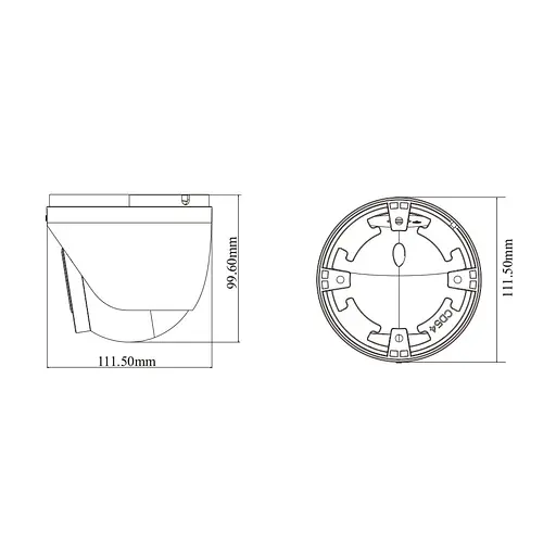 IP-видеокамера 6Mp TVT TD-9565E4-PA(D/AZ/PE/AW3) White f=2.7-13.5mm, ИК+LED-подсветка, с микрофоном (77-00399) - фото 2