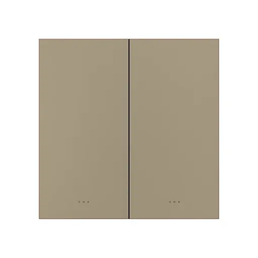 Розумний вимикач світла на 2 канали ZigBee Akubela SM-2G Gold (00-00002840)