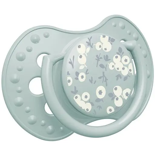 Пустышка силиконовая динамическая LOVI Blossom 0-6 месяцев 2 шт. голубая (22/921_newboy) - фото 2