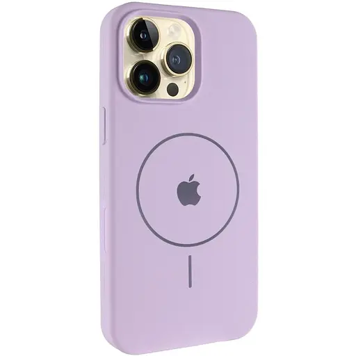 Чохол Epik Silicone Case Full Protective AA V2 with MagSafe для Apple iPhone 16 Pro Max 6.9 Бузковий/Lilac - фото 1
