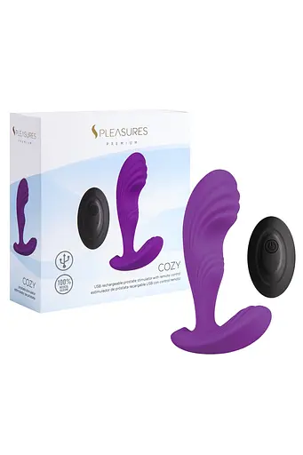 Стимулятор простати Pleasures Cozy 12 см (фіолетовий) - фото 10