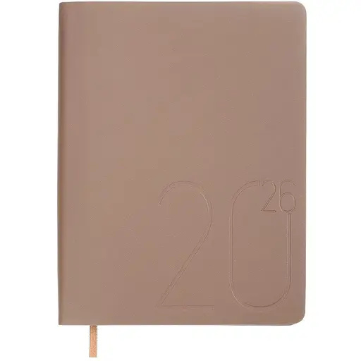 Щоденник датований Buromax Dark Morandi 2026 A5 штучна шкіра какао (BM.21157-40)