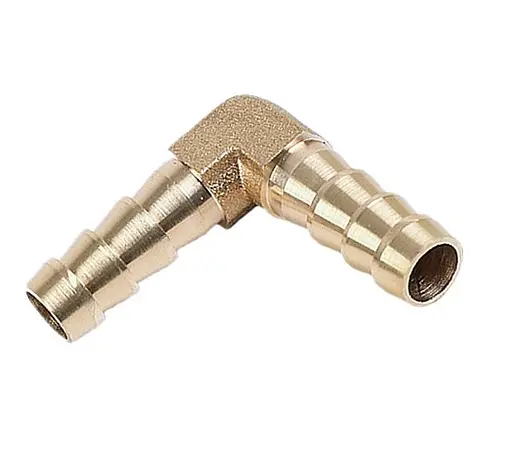 Трубка з'єднувальна кутова латунна 18мм х 18мм ливарна 1695Б 000025473 - фото 1