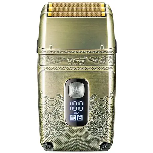 Електробритва VGR V-335 шейвер, потрійне лезо, IPX6, LED display, Box