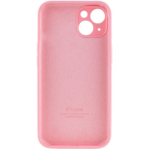 Чехол Epik Silicone Case Full Camera Protective (AA) для Apple iPhone 15 Plus (6.7) Розовый/Light pink - фото 2