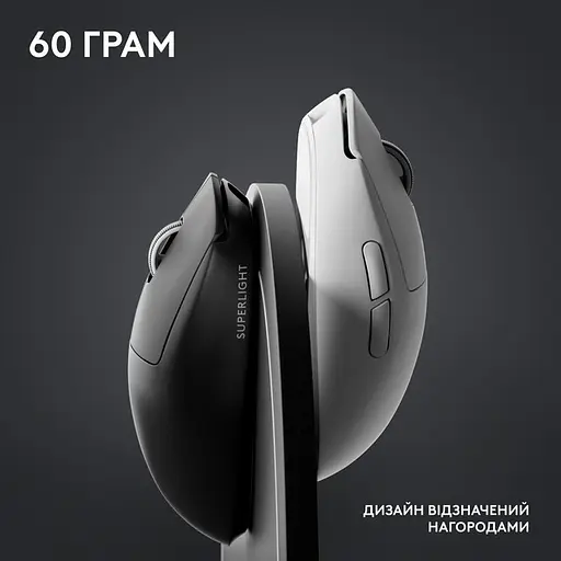 Миша комп'ютерна Logitech G Pro X Superlight 2 Lightspeed Wireless Black (910-006630, 910-006632) - фото 8