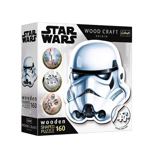 Пазл "Shaped Шолом Штурмовика" 160 деталей Wooden 20188 Trefl, у коробці (5900511201888) - фото 1