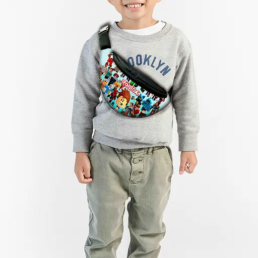 Сумка-бананка дитяча Роблокс "Roblox" 32х15см, через плече для хлопчика (00288)