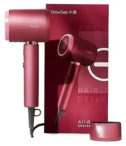 Фен Xiaomi ShowSee Electric Hair Dryer Red A11-R - фото 3