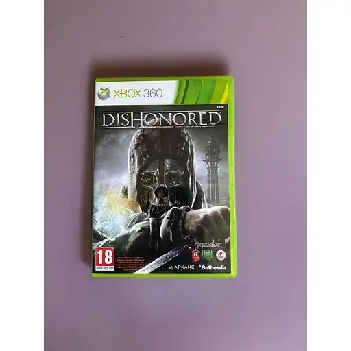 Диск с игрой на Xbox 360 лицензия Dishonored, игра на Xbox 360 Dishonored