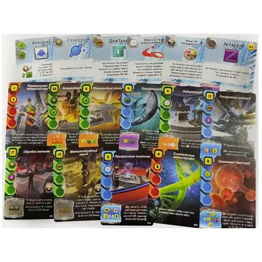 Аксесуар Kilogames Набір промо карт до гри Тераформування Марса. Експедиція Арес укр. (ВР_ППМЭА) - фото 1