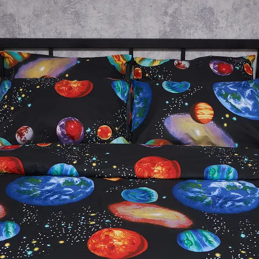 Комплект постільної білизни Moon&Star Бязь Gold Люкс Universe Magic King Size 220x240 наволочки 4х70х70 - фото 3