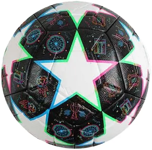 М’яч футбольний, 400-420 г, матеріал TPE, балон гумовий з ниткою, розмір №5 (В асортименті)