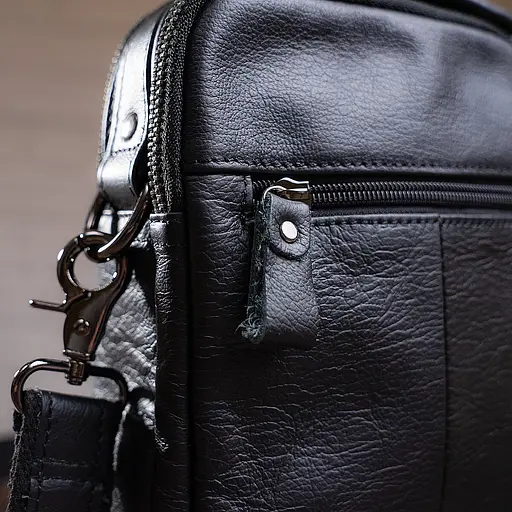 Чоловіча шкіряна сумка Vintage  23х17х6.5 см sum0012338 - фото 5