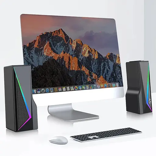 Акустична система Hewlett Packard 2.0 HP DHE-6005 USB 6W LED підсвітка RGB - фото 7