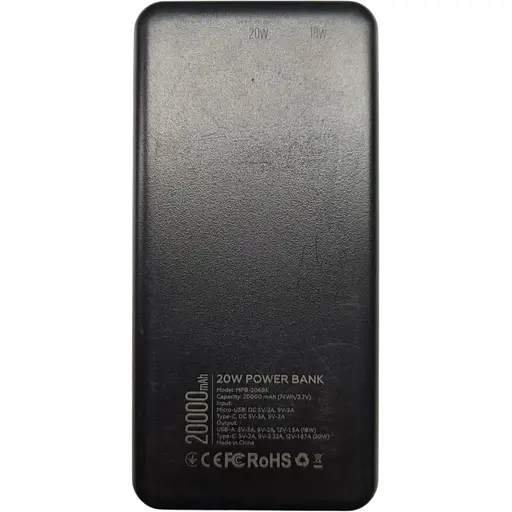 Батарея универсальная MAKE 20000 mAh (MPB-206BK) Б/У - фото 2