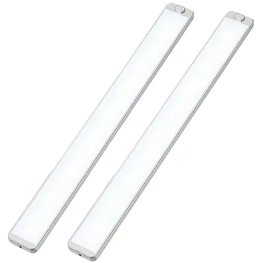 Набір Kriogor з 2 універсальних світлодіодних світлових смуг 12 В 228 LED з вимикачем біла лампа 6000 K