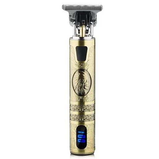 Универсальный триммер для волос Domotec MS-437 машинка для стрижки с насадками аккумуляторная с LED-дисплеем USB Золотистый 5 Вт - фото 2