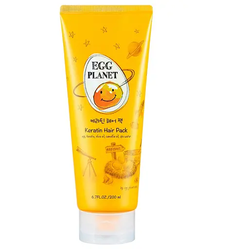 Маска з кератином для пошкодженого волосся Egg Planet Keratin Hair Pack Daeng Gi Meo Ri 200 мл - фото 1