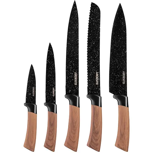 ARDESTO Набор ножей Midori 5 пр., нержавеющая сталь, пластик