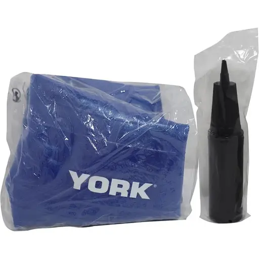 Фитбол York Fitness 65см синий + насос - фото 4