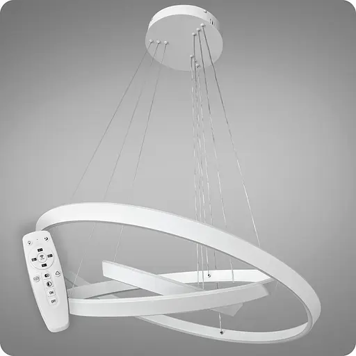 Люстра підвісна 517 Dlight 3color с пультом 260Вт Білий (01993) - фото 2