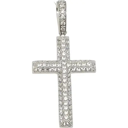 Золотий хрестик Імперія золота з фіанітами. КР048БИ