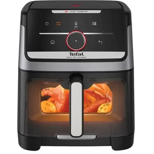 Мультипіч Tefal Easy Fry Silence XXL Smart Vision 1800 Вт чорна (EY876DE1) - фото 1