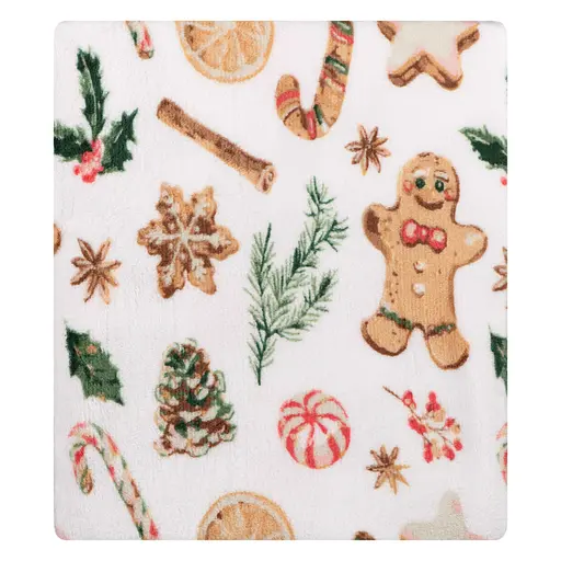 Плед Ardesto Flannel 160х200 см пряники имбирные (ART0118PB) - фото 2