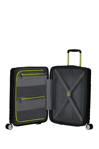 Валіза American Tourister HELLO CABIN BLACK/LIME 55x40x22(25) 55 См MC4*19005 - фото 5