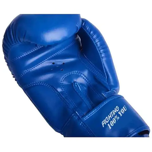 Рукавиці боксерські PowerPlay PP 3004 Blue - 18 унцій - фото 5