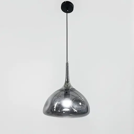 Светильник с мягким стеклом графитового цвета | Line F | Арт. 0565/1 CH - фото 1