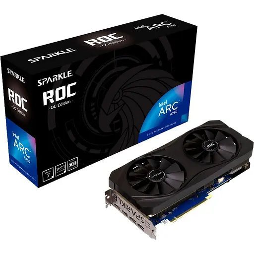 Видеокарта Sparkle Intel Arc A750 ROC OC Edition 8 GB (SA750R-8GOC) UA [127737]