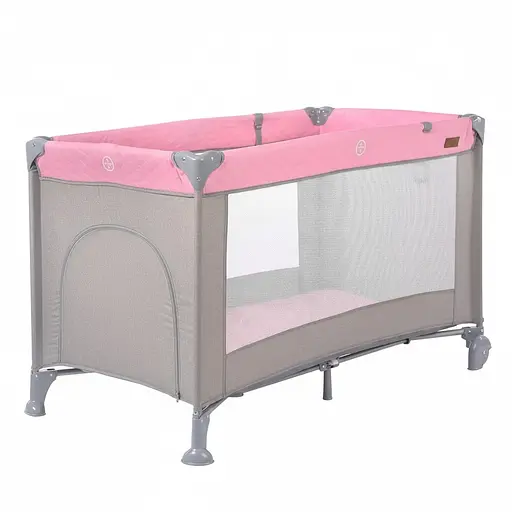 Игровой манеж El Camino ME 1096 Active Pink Gray серо-розовый