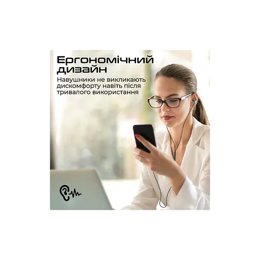 Навушники Promate Silken-C Grey (silken-c.grey) - фото 4