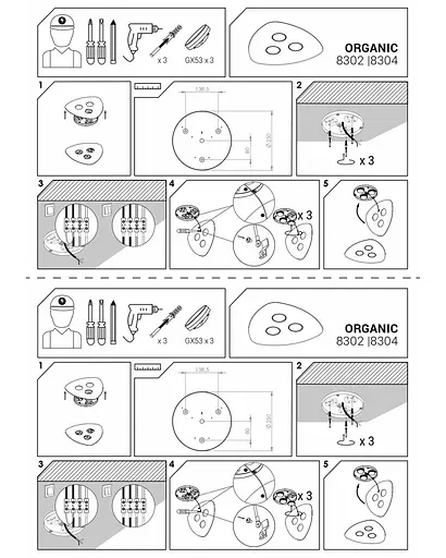 Стельовий світильник Nowodvorski 8304 Organic - фото 2