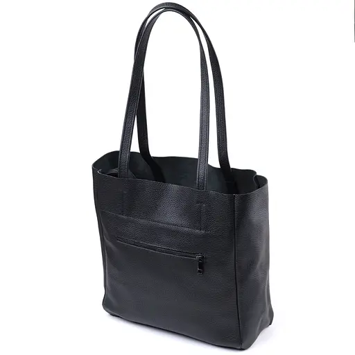 Сумка-шоппер Shvigel из натуральной кожи 29х30х12 см sum0027550 - фото 2