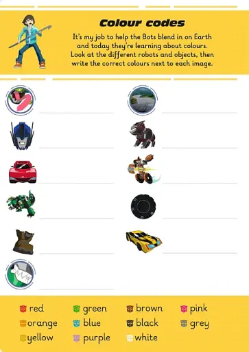 Transformers: Robots in Disguise. Wipe-Clean First Spellings - фото 4