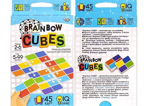 Настольная игра Danko Toys Brainbow Cubes (G-BRC-01-01) - фото 2