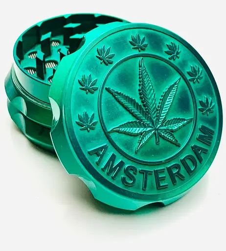 Гриндер для подрібнення тютюну D&K CANNABIS DK-5083-4 Green (16493) - фото 3