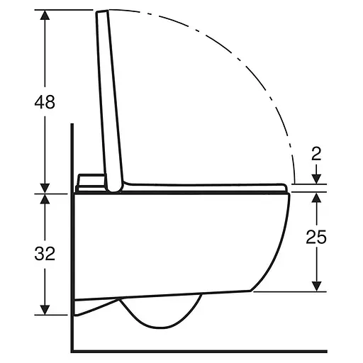 Унитаз-биде подвесной Geberit AquaClean Alba KeraTect 146.350.01.1 с белой панелью с сидением Soft Close, Белый - фото 4