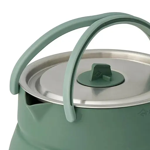 Чайник Sea To Summit Detour Stainless Steel Collapsible Kettle w/Sack 1.6 L Laurel Wreath Green (1033-STS ACK026011-392002) - фото 5