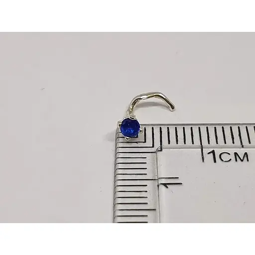 Серебряная серьга-пирсинг в нос Dear. 1017.7С - фото 4