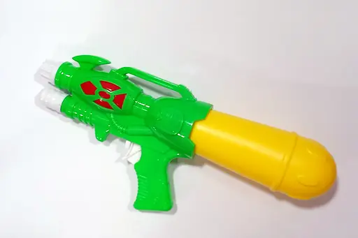 Водний пістолет 1281 А, 25 см, у пакеті (6975535190332) Зелений - фото 2